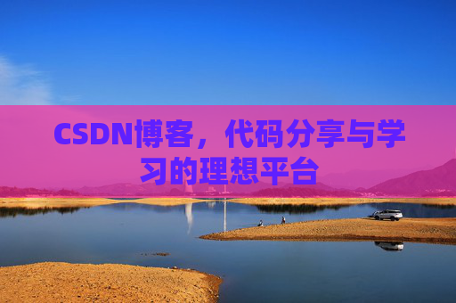 CSDN博客，代码分享与学习的理想平台